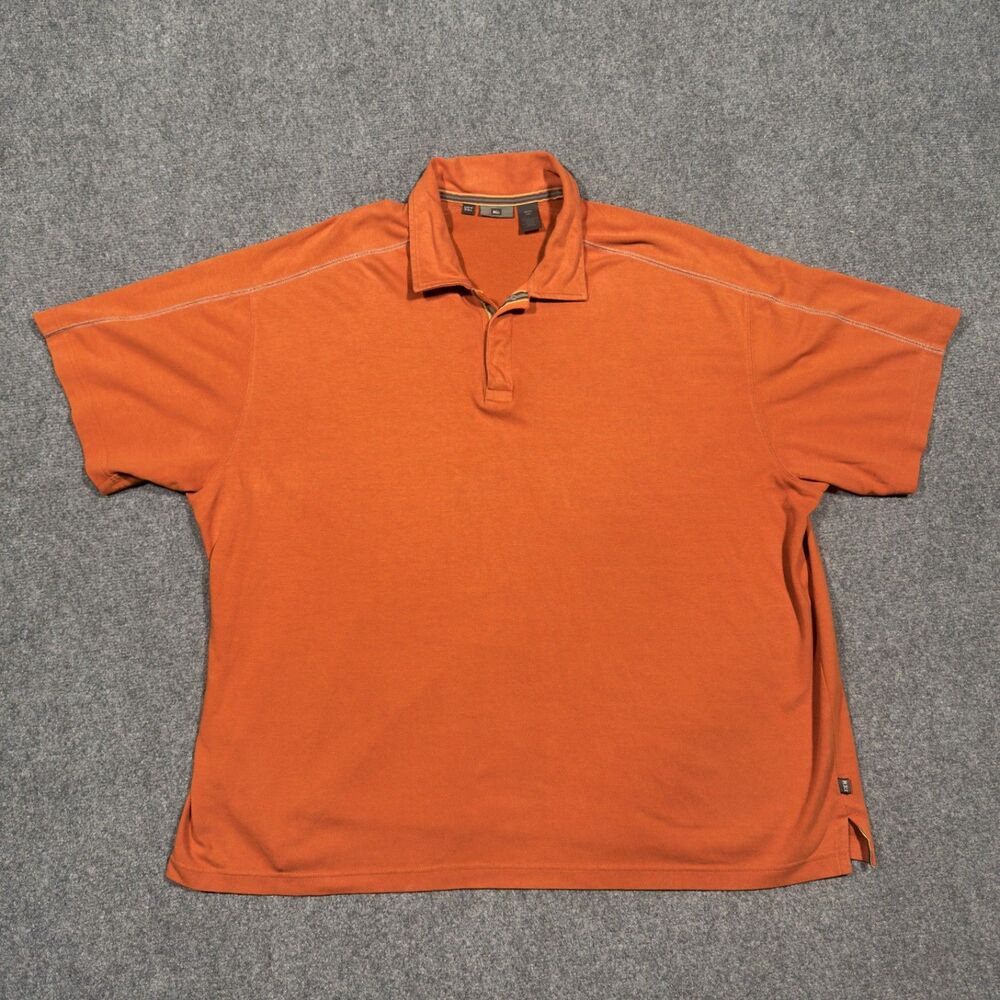 REI UPF 50+ Organic Cotton Outdoor Hiking Polo Shirt Men's XXL 2XL - Picture 2 of 6